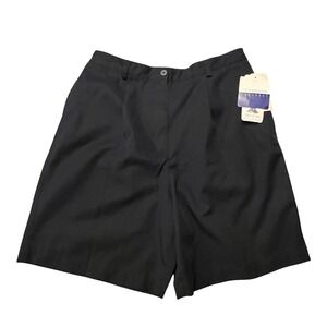 VTG Liz Claiborne Liz Sport Tencel Pleated Shorts Size 14 Classiccore Neutral